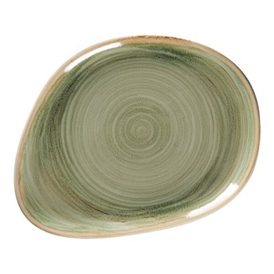 FLAT PLATE 8.66''EMERALD SPOT ORGANIC