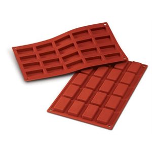 Pastry Mold, Finanziere Cups, Silicone, 20 Cups