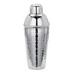 Cocktail Shaker, Hand Hammered, Stainless steel, 24 Oz