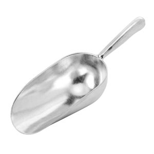 KITCHEN BOTTOM SCOOP 24 OZ ALUMINIUM