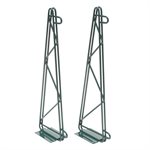 24" green epoxy single wall bracket for TGES-24XX shelf (set of 2)