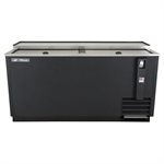 DEMO - True TD-65-24 65" Forced Air Bottle Cooler - Holds (528) 12 oz Bottles, Lid Locks, 115v