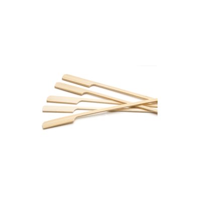 Picks, Meat Skewer/Appetizer, 6" Length, Bamboo/Oar Model, 100/Pk