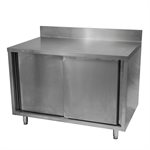 72" x 30" storage cabinet with backsplash