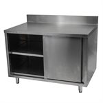 72" x 30" storage cabinet with backsplash