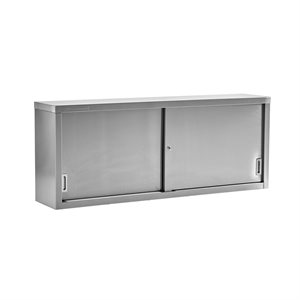 48" x 12" wall mounted storage cabinet with lock