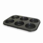 Pastry Mold, Muffin, 6 Cups, Non Stick Coating