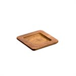 Sous Plat Carre En Bois 7.5"