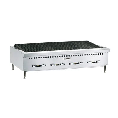 CHARBROILER 47", COUNTERTOP, RADIANTS, 8 BURNERS, 116000BTU, NAT/GAS