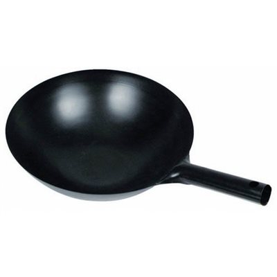 Poêle A Sauté En Acier au Carbone, Diamètre 35.5 CM