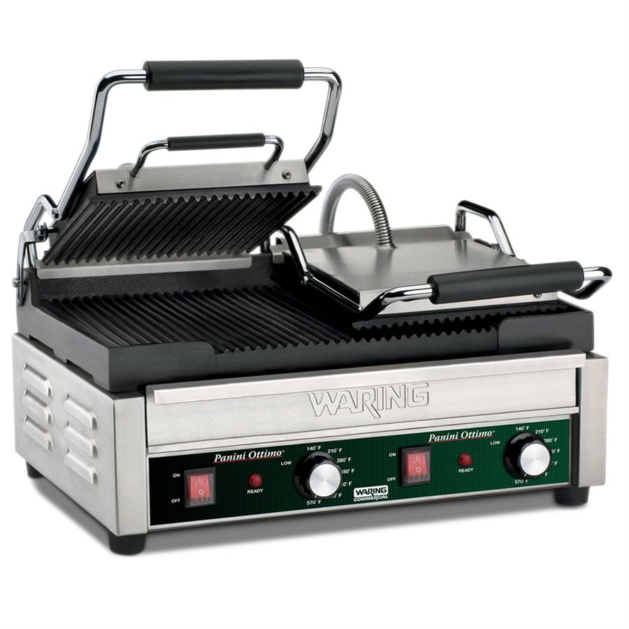 Grill, Panini, Dual Plates, 220 V/13 Amps/3200W, "Ottimo"