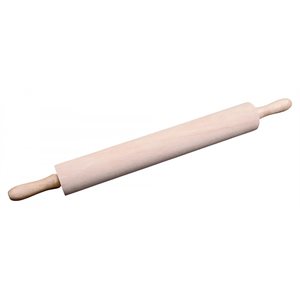 Wooden Rolling Pin 18" , Wide Barrel