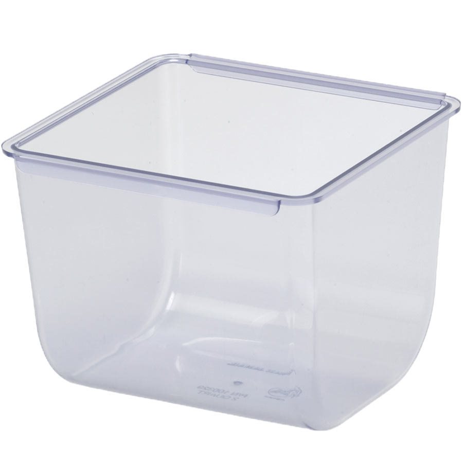 Contenant De Rechange Pour Caddie A Couvercle, Transparent, 1.89 L