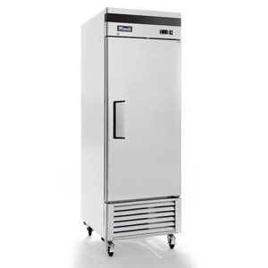 REACH IN REFRIGERATOR, SINGLE SOLID DOOR, 23CU/FT, 27" X 31.5" X 83.2"H