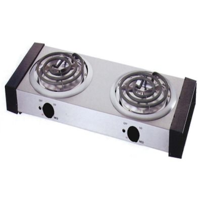 Burner, Electric, Double Range, 120V/1.5 KW (750W/Burner)