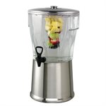Juice/Beverage Dispenser 5 Gallons , Stainless Base, With Infuser and Ice Tube Juice/Beverage Dispenser 5 Gallons , Stainless Base, With Infuser and Ice Tube