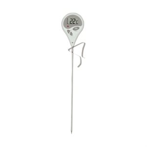 Thermometer, Digital, Deep Fry/Candy, 8" Stem, Includes Pan Clip