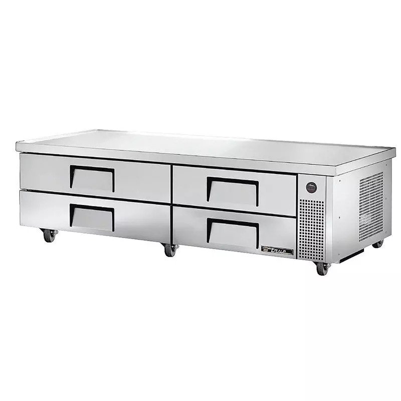 Chef Base, Refrigerated, 4 Drawers, 84" In Length 