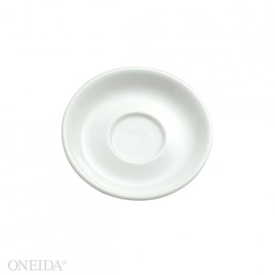 Saucer, Round, Buffalo Bright White, 5.6" Dia, 3Dz