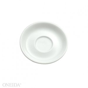 Saucer, Round, Buffalo Bright White, 5.6" Dia, 3Dz