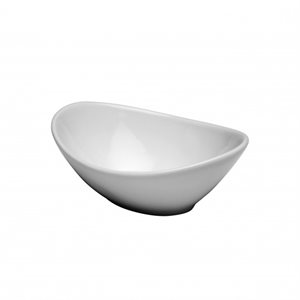 Bowl, Oval, Buffalo Bright White, 17 Oz / 503 ML, 7.75" Dia, 3Dz