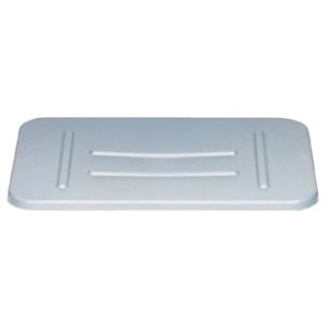 Container Lid, Rectangular, Gray