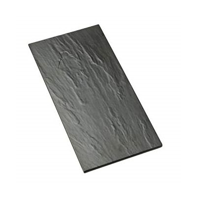 "Faux" Slate Platter, Rectangular, 21.5 x 13" (54.6 X 33 CM), Black