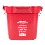 Seau Pour Solution De Désinfection - Rouge 10Qt