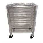 PVC Pan Rack Cover, 23" X 28" X 34", All Clear