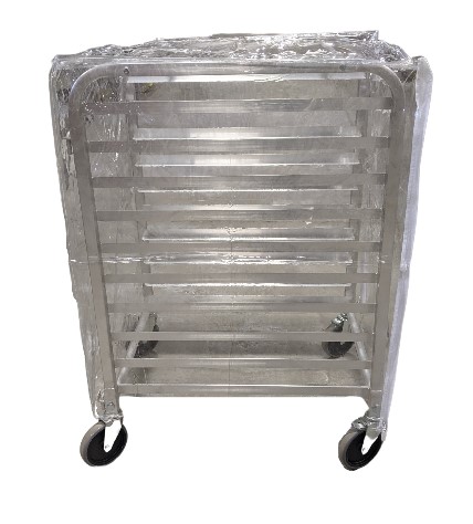 PVC Pan Rack Cover, 23" X 28" X 34", All Clear