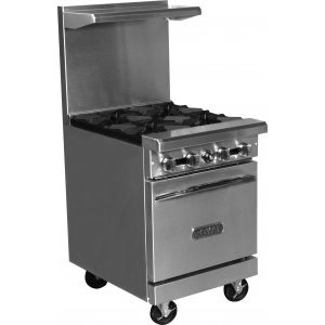 Cuisinière Avec Four Standard Au Gaz Naturel, 4 Plaques Chauffantes