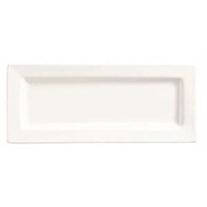 Assiette Rectangulaire En Porcelaine 10.5" X 4.38"