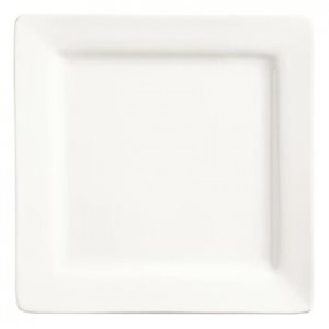 Square Porcelain Plate, 6 1/4"