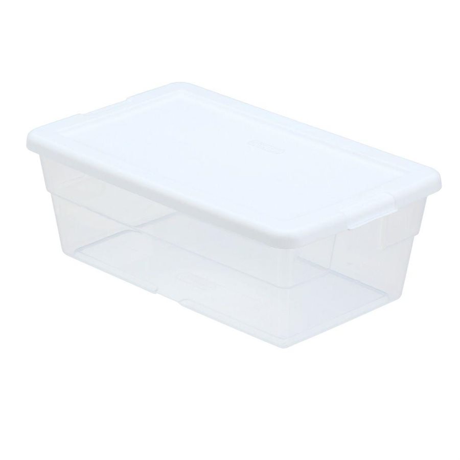 CLEAR STORAGE BOX - 6QT