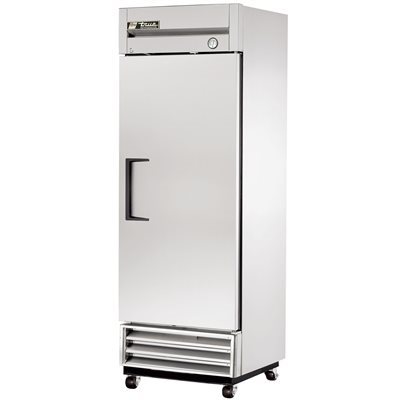 Refrigerator, Reach In Swing Door, Stainless Steel, 27 X 24.5 X 78"