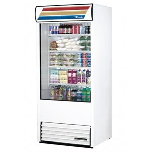Réfrigérateur A Rideau Ouvert, Blanc, 36 X 30.13 X 80.63 Po, "True"