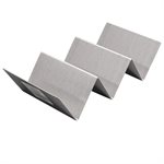 Taco Holder, Holds 2 to 3 Tacos, Stainless Steel